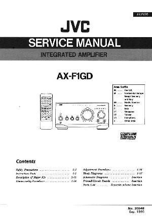 Service manual JVC AX-F1GD ― Manual-Shop.ru