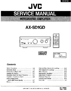 Service manual JVC AX-SD1GD ― Manual-Shop.ru