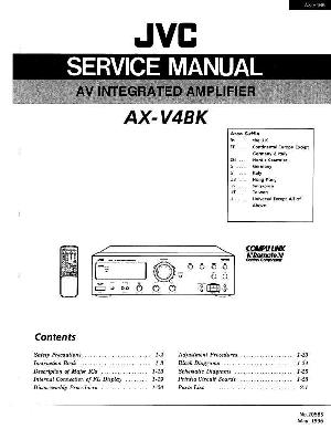 Сервисная инструкция JVC AX-V4BK ― Manual-Shop.ru
