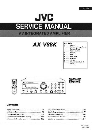Сервисная инструкция JVC AX-V8BK ― Manual-Shop.ru