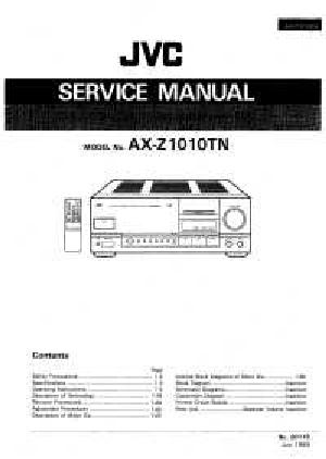 Сервисная инструкция JVC AX-Z1010TN ― Manual-Shop.ru