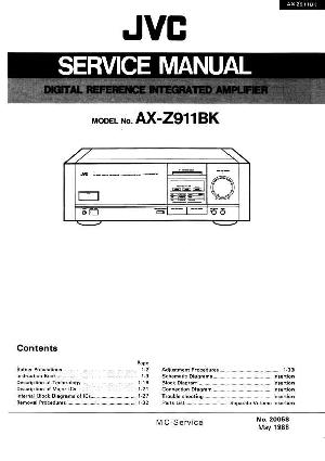 Service manual JVC AX-Z911BK ― Manual-Shop.ru
