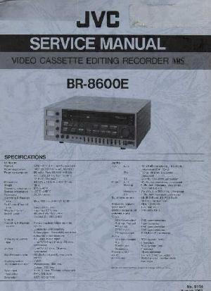 Сервисная инструкция JVC BR-8600E ― Manual-Shop.ru
