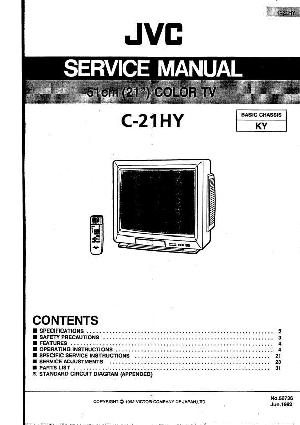 Сервисная инструкция JVC C-21HY ― Manual-Shop.ru