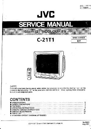 Сервисная инструкция JVC C-21T1 ― Manual-Shop.ru