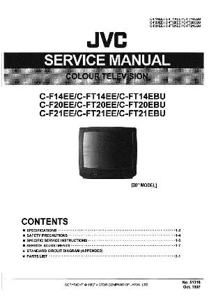 Сервисная инструкция JVC C-F14EE, C-F20EE, C-F21EE, C-FT14EE, C-20EE, C-21EE ― Manual-Shop.ru