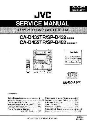 Сервисная инструкция JVC CA-D432TR, CA-D452TR ― Manual-Shop.ru