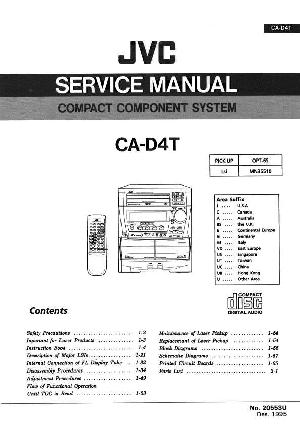Сервисная инструкция JVC CA-D4T ― Manual-Shop.ru