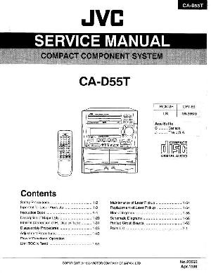 Сервисная инструкция JVC CA-D55T ― Manual-Shop.ru