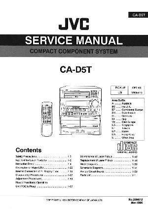 Сервисная инструкция JVC CA-D5T ― Manual-Shop.ru