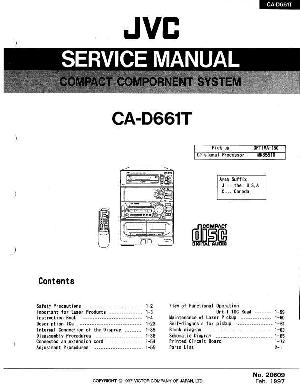 Сервисная инструкция JVC CA-D661T ― Manual-Shop.ru