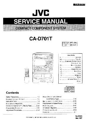 Сервисная инструкция JVC CA-D701 ― Manual-Shop.ru
