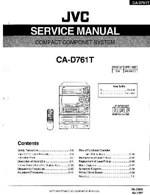 Service manual JVC CA-D761T ― Manual-Shop.ru