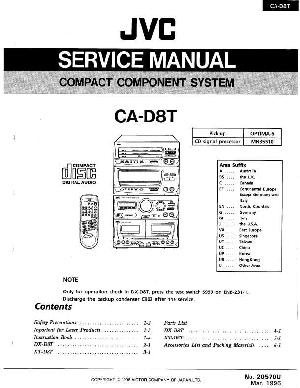 Сервисная инструкция JVC CA-D8T ― Manual-Shop.ru