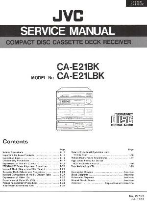 Service manual JVC CA-E21BK, CA-E21LBK ― Manual-Shop.ru