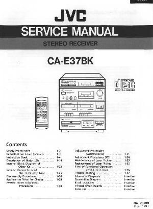 Сервисная инструкция JVC CA-E37BK ― Manual-Shop.ru