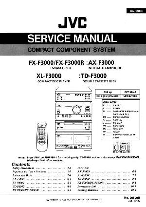 Сервисная инструкция JVC CA-F3000 ― Manual-Shop.ru