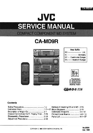Сервисная инструкция JVC CA-MD9R ― Manual-Shop.ru