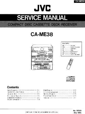 Сервисная инструкция JVC CA-ME38, DC-ME38 ― Manual-Shop.ru