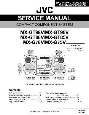 Сервисная инструкция JVC CA-MXGT95V, CA-MXGT98V ― Manual-Shop.ru