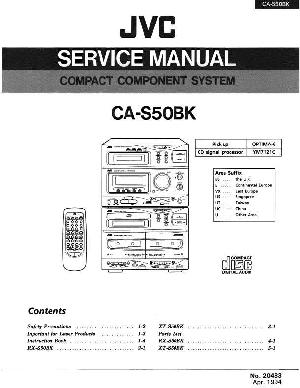 Сервисная инструкция JVC CA-S50BK ― Manual-Shop.ru
