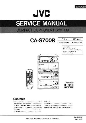Service manual JVC CA-S700 ― Manual-Shop.ru