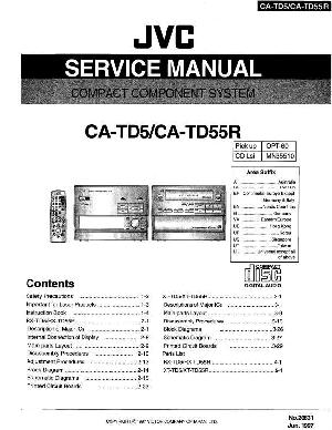 Сервисная инструкция JVC CA-TD5, CA-TD55R ― Manual-Shop.ru