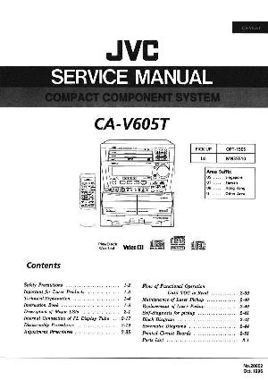 Сервисная инструкция JVC CA-V605 ― Manual-Shop.ru