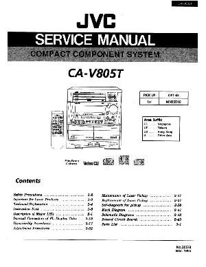 Сервисная инструкция JVC CA-V805T ― Manual-Shop.ru