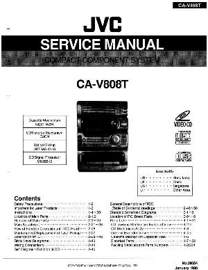 Сервисная инструкция JVC CA-V808T ― Manual-Shop.ru