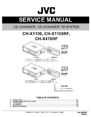 Сервисная инструкция JVC CH-X1100 ― Manual-Shop.ru
