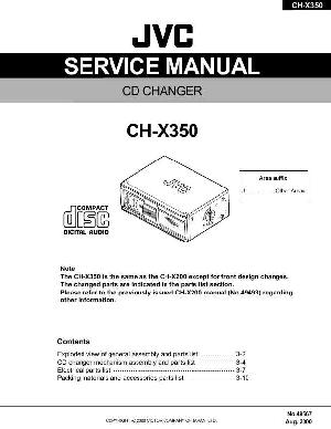 Service manual JVC CH-X350 ― Manual-Shop.ru