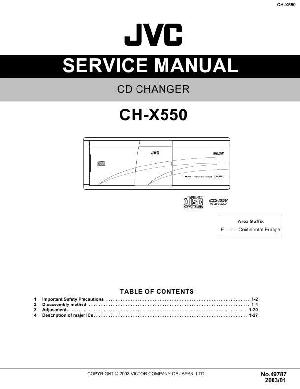 Service manual JVC CH-X550 ― Manual-Shop.ru