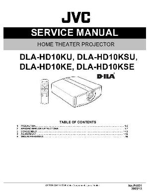 Сервисная инструкция JVC DLA-HD10K ― Manual-Shop.ru