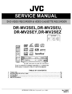 Сервисная инструкция JVC DR-MV2SEU ― Manual-Shop.ru