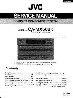 Сервисная инструкция JVC DR-MX50BK, CA-MX50BK ― Manual-Shop.ru