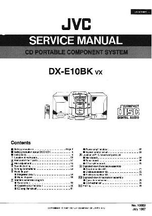 Сервисная инструкция JVC DX-E10BK ― Manual-Shop.ru