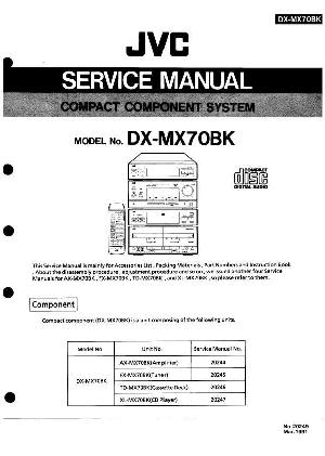 Сервисная инструкция JVC DX-MX70BK ― Manual-Shop.ru
