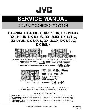 Service manual JVC DX-U6U U8U U10U ― Manual-Shop.ru
