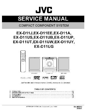Сервисная инструкция JVC EX-D11 ― Manual-Shop.ru
