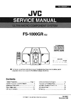 Сервисная инструкция JVC FS-1000GR ― Manual-Shop.ru