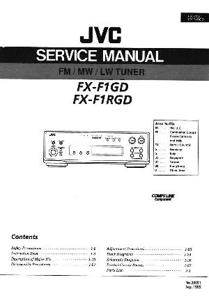 Сервисная инструкция JVC FX-F1GD, FX-F1RGD ― Manual-Shop.ru