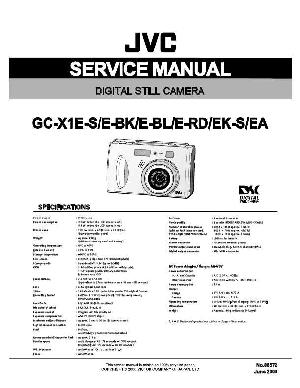 Сервисная инструкция JVC GC-X1E ― Manual-Shop.ru