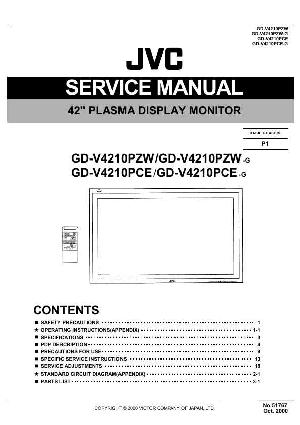 Service manual JVC GD-V4210 P1-CHASSIS ― Manual-Shop.ru