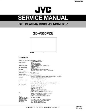 Сервисная инструкция JVC GD-V500PZU ― Manual-Shop.ru