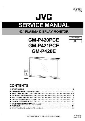 Сервисная инструкция JVC GM-P420PCE, GM-P421PCE ― Manual-Shop.ru