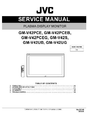 Сервисная инструкция JVC GM-V42 ― Manual-Shop.ru