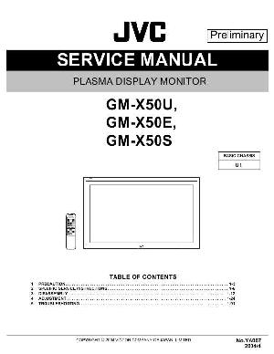 Сервисная инструкция JVC GM-X50U ― Manual-Shop.ru