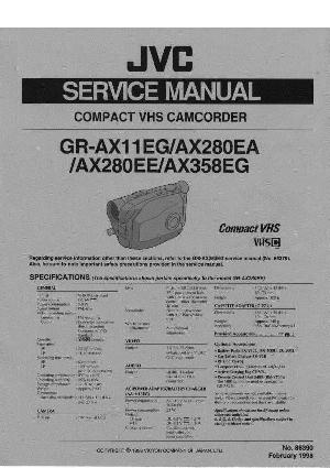 Сервисная инструкция JVC GR-AX11EG, GR-AX280EE, GR-AX358EG ― Manual-Shop.ru