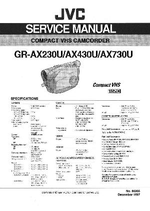 Сервисная инструкция JVC GR-AX230U, GR-AX430U, GR-AX730U ― Manual-Shop.ru